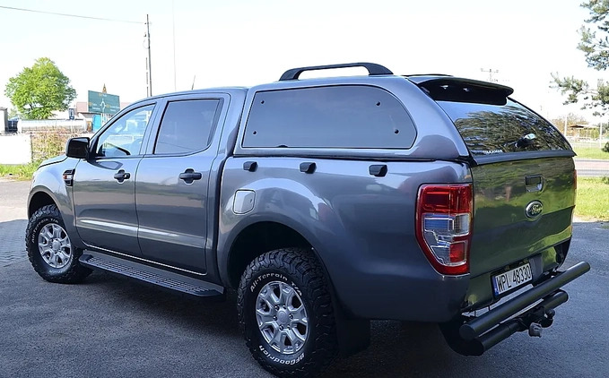 Ford Ranger cena 85000 przebieg: 132800, rok produkcji 2016 z Gąbin małe 326